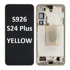 Samsung  SM-S926 (S24 Plus 5G 2024) OLED LCD touch screen (Original Service Pack) with frame [Yellow] GH82-33410D